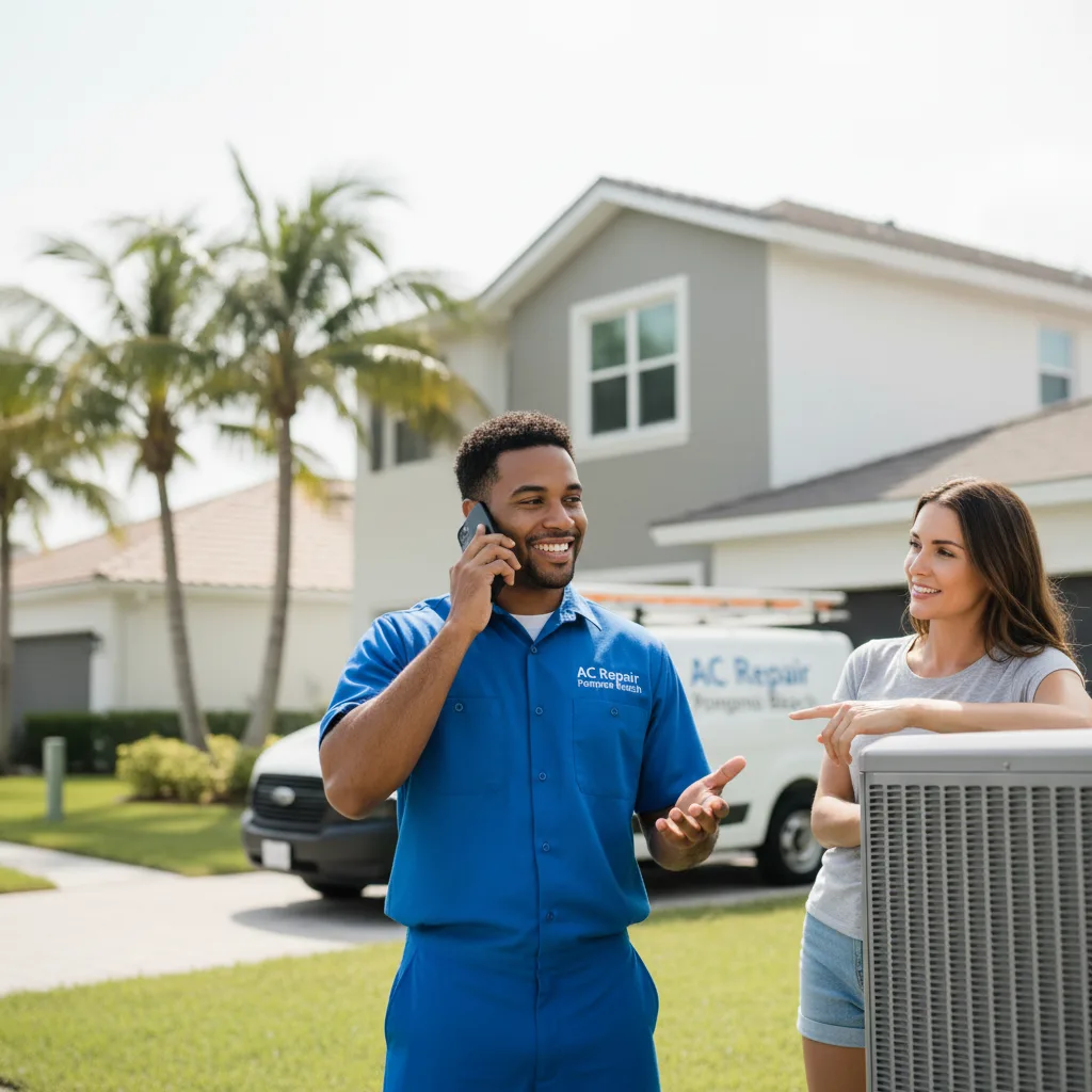 AC Repair Pompano Beach customer support in North Aurora